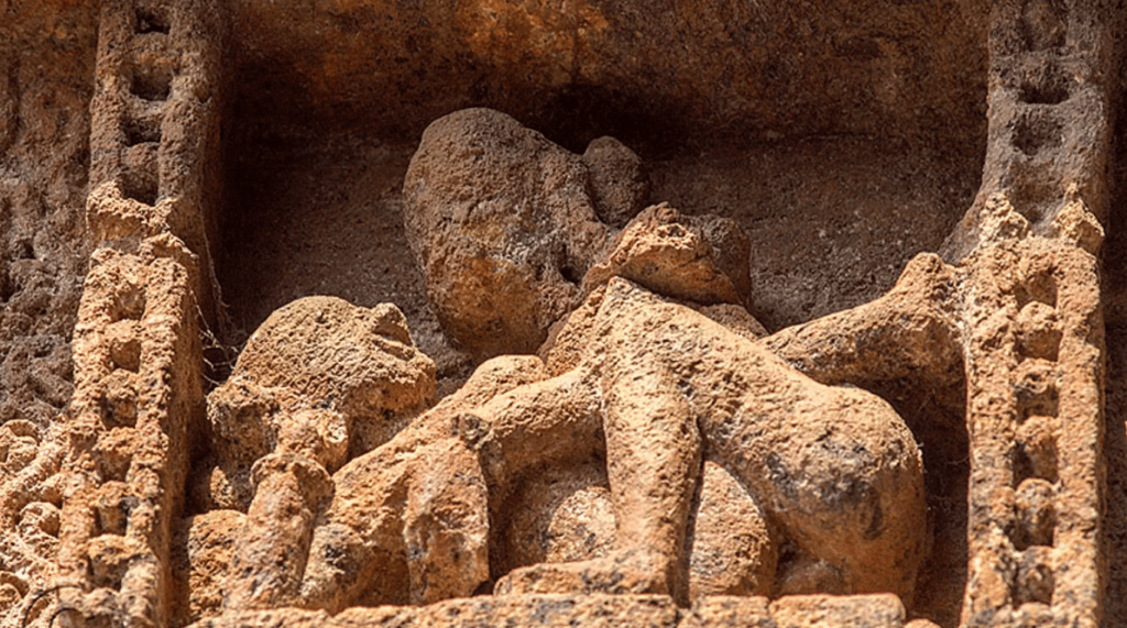 Sacred erotic art integrated into Konark Temple architecture