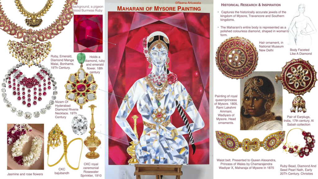 Museum treasures inside Mysore Palace reflecting opulence of royal life