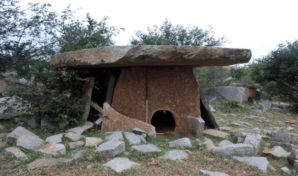 Stone burial structures revealing ritual life of ancient Western Ghats communities