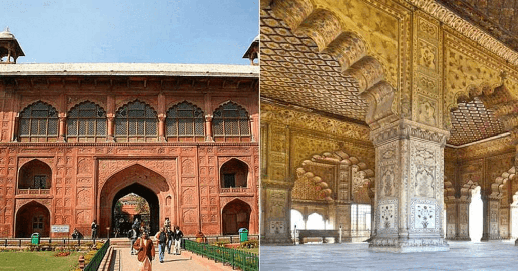 Rang Mahal interior reflecting Mughal use of light and decoration